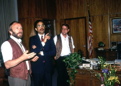 Im Rathaus von New Orleans 1991