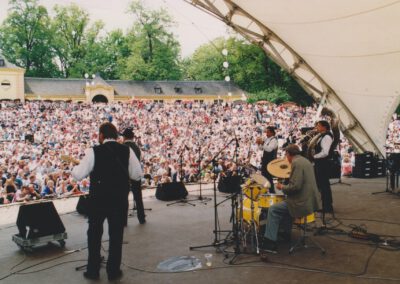 Auftritt beim Dixie-Festival in Dresden 1997: In der "Jungen Garde" vor ca. 10.000 Leuten